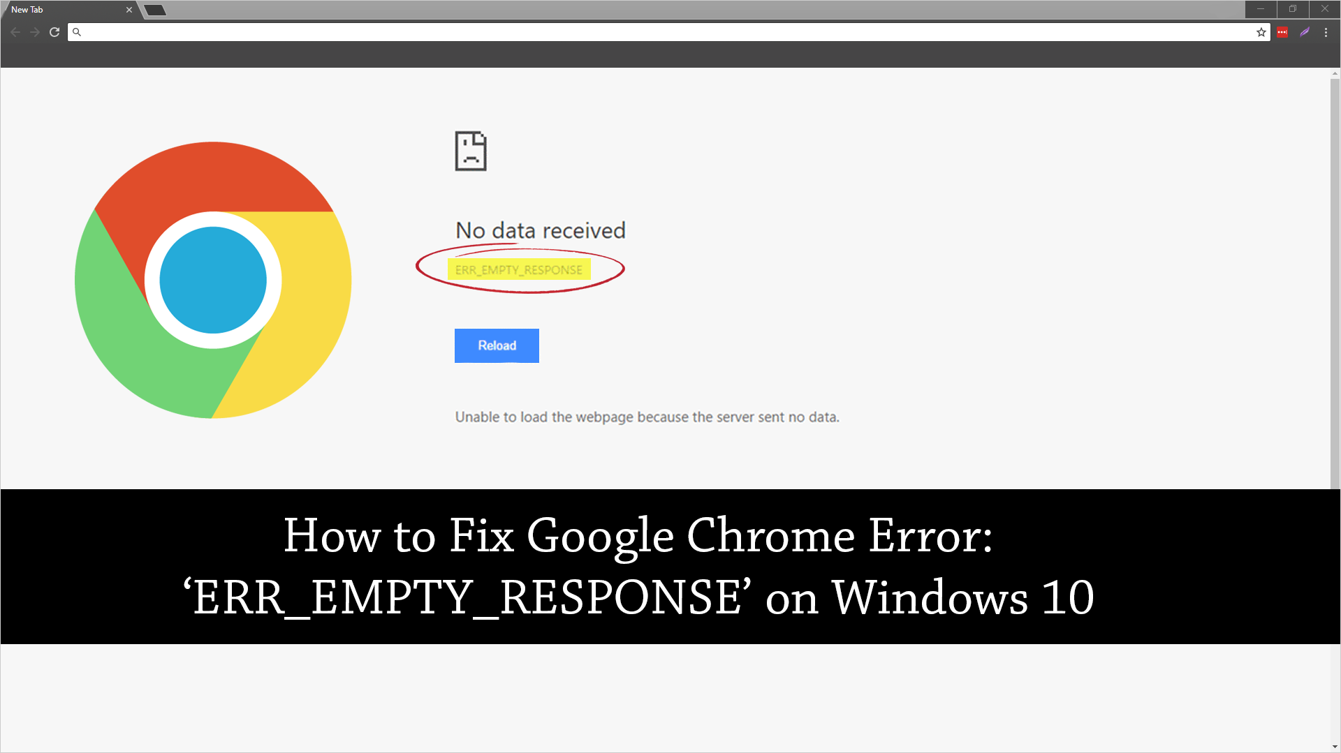 How To Fix Err Empty Response In Windows 10