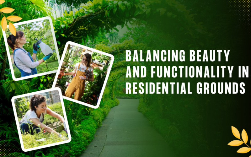 Balancing Beauty and Functionality in Residential Grounds