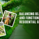 Balancing Beauty and Functionality in Residential Grounds